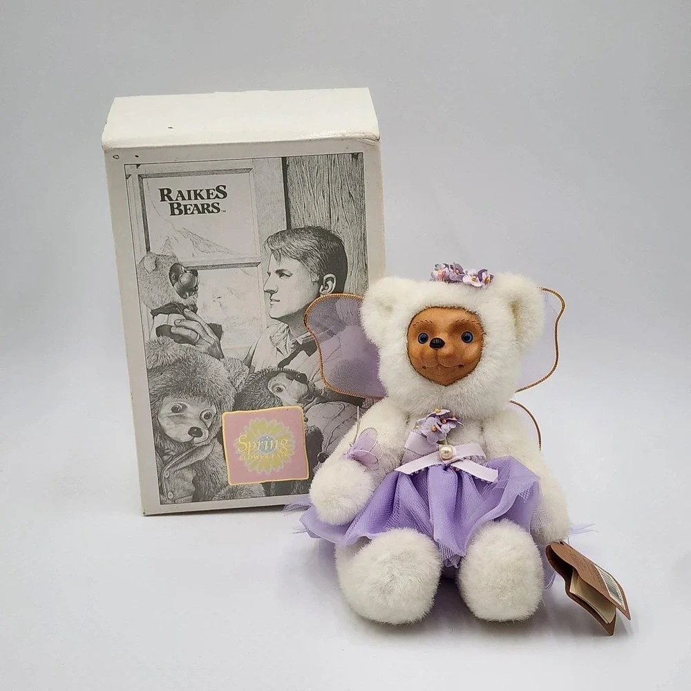 Robert Raikes Spring Flower Fairy Purple Limited Edition With Box Tags 10